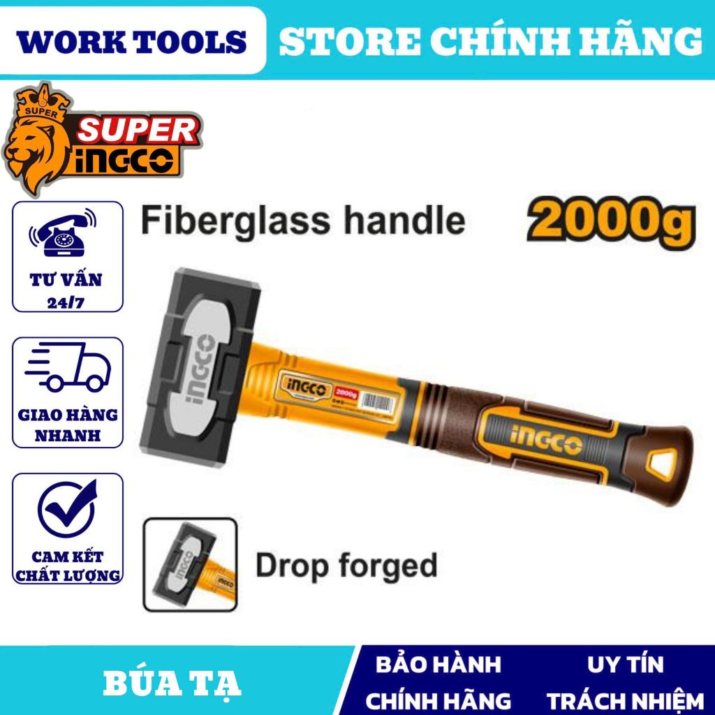 ĐỒ NGHỀ INGCO Búa tạ 2000g HSTH82000
