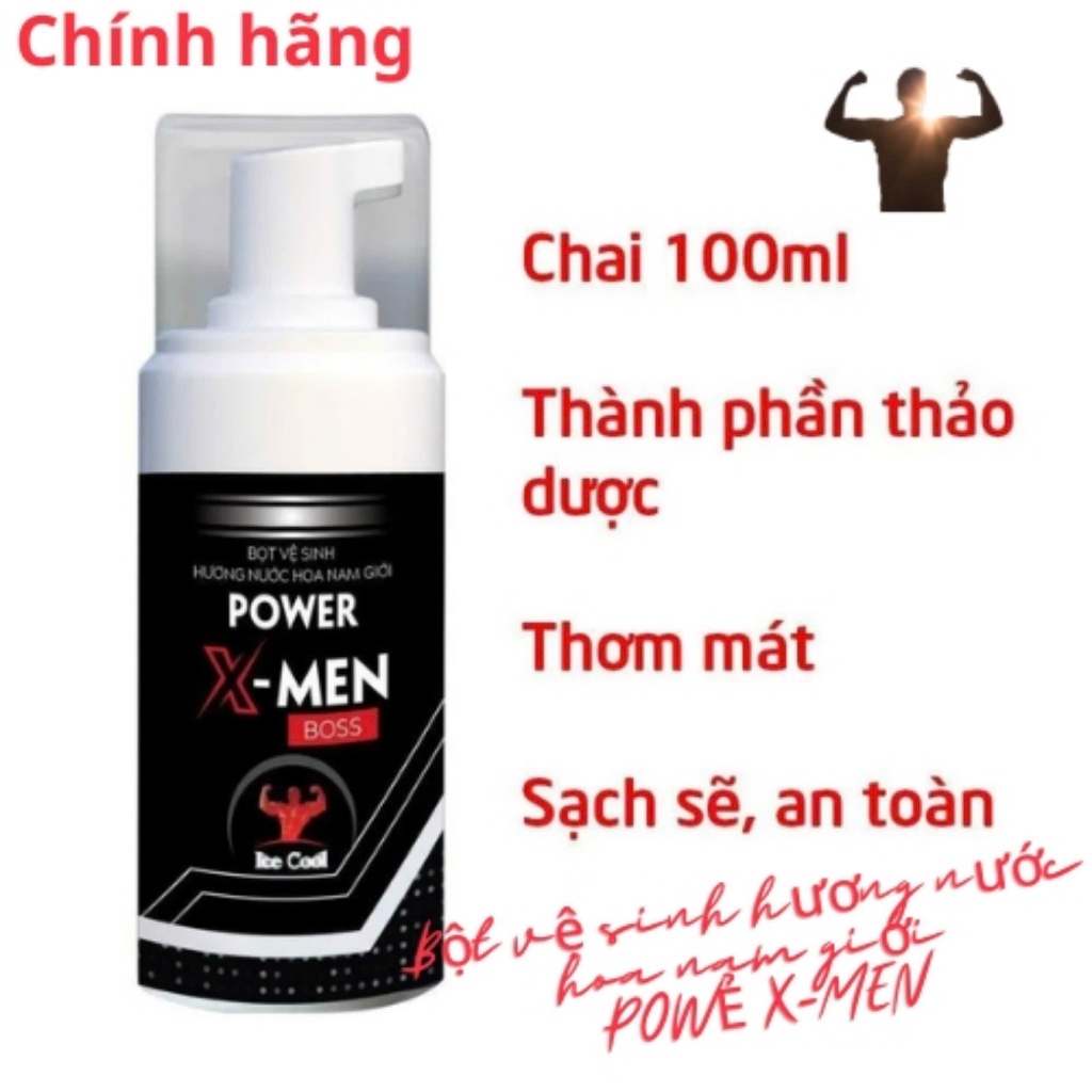 ✅ (Chính hãng) Bọt vệ sinh hương nước hoa nam giới power X-Men Bboss Diophaco (c/100ml)