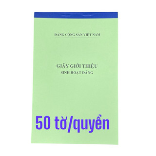 Giấy giới thiệu sinh hoạt Đảng