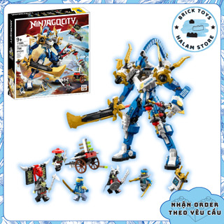 [BẢN MỚI] Đồ chơi lắp ráp Ninjago Evo 11085 7105 Jay Titan Mech - Mô hình Ninjagocity Robot của Jay
