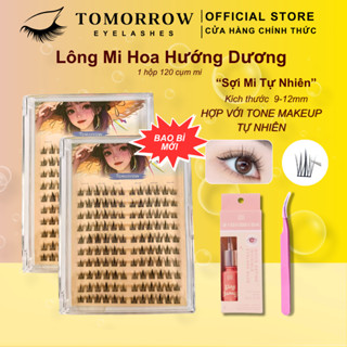 [Hỏa tốc] Mi HOA HƯỚNG DƯƠNG Mi Cụm Tự Nhiên, Mềm Mai, Mỏng nhẹ, Có Thể Tái Sử Dụng, Kích thước 9-12mm