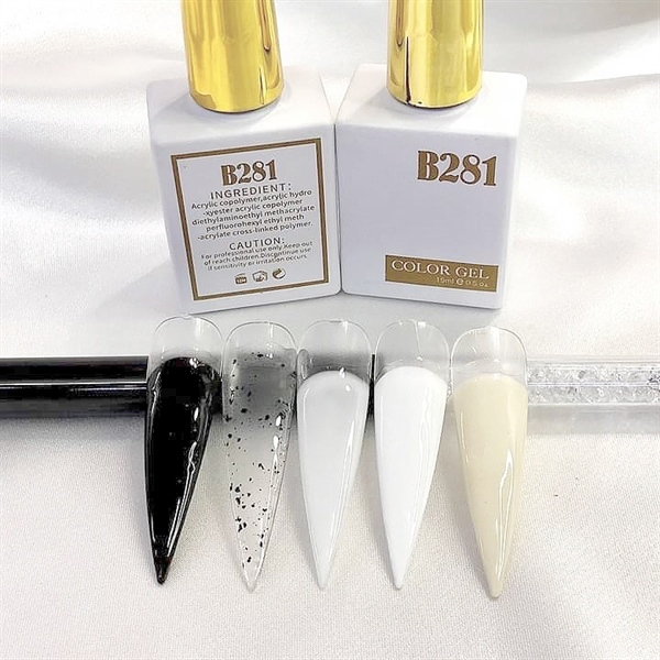 Sơn gel B281 chính hãng 15ml (Chai) sơn móng làm nail