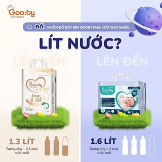 (không quà -mẫu củ )Tã Bỉm Gooby Hàn Quốc  ngày-đêm chống tràn hiệu quả đủ sizeDánNB/S/M quần  M46/L56/XL52/XXL48 cho bé
