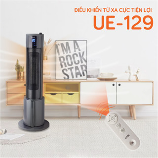 Máy Sưởi Gốm Unie UE129, Công Suất 2200W, 3 Chế Đô Sưởi Linh Hoạt, Tự Ngắt Khi Đổ Và Quá Nhiệt, Bảo Hành Chính Hãng 1 Nă