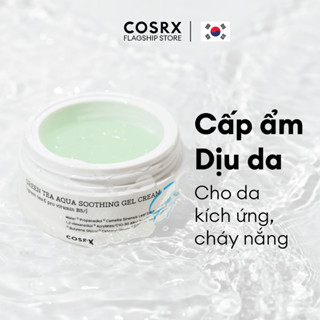 Gel Dưỡng Cấp Nước và Dịu Da (Trà Xanh, B5) COSRX Hydrium Green Tea Aqua Soothing Gel Cream 50ml