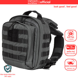  Balo 1 Quai Chiến Thuật 5.11 TACTICAL RUSH MOAB 6 Chống Thấm Nước Túi Đeo Chéo Quân Đội Bền Bỉ 