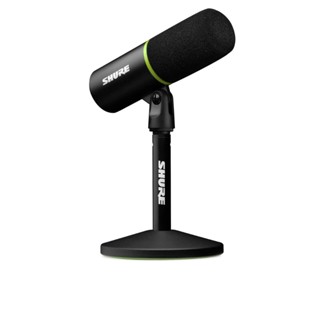 Mic Shure MV6, PC USB để chơi game, livestream, phát trực tuyến - chân đế để bàn, khử tiếng ồn nền, đầu ra 3.5mm