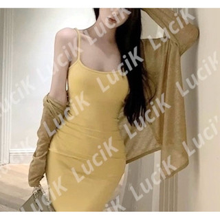 002( Có Bigsize) Đầm body mini THUN GÂN