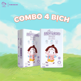 [Combo 4 Bịch] Tã Bỉm Momotaro Chính Hãng, Bỉm Dán/Quần Cho Bé Full Size