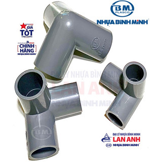 Co Góc- Co 3 Nhánh Size 21-27-34 U-Pvc NHỰA BÌNH MINH.