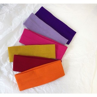 Băng Đô Len Mềm Mịn Co Giãn Headband