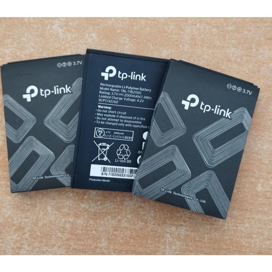 Pin Tp-link M7000/M5350/M5250 TBL-71A2000 và TBL-60A2100 dung lượng 2000mAh-2100mAh. Pin mới 100% - 