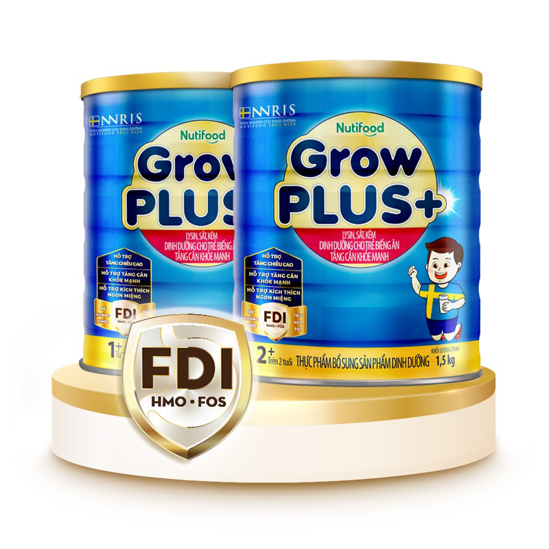 Sữa bột Growplus xanh 1.5kg (các độ tuổi)