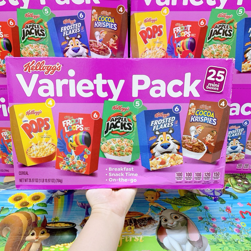 - NGŨ CỐC ĂN SÁNG VARIETY PACK CÓ 6 VỊ