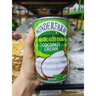 Cốt dừa đóng lon 400ml làm cafe cốt dừa ngon