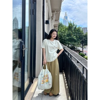  Áo Phông Nữ Chất Cotton Tàu Loại Đẹp Thêu Ngựa Cổ Tròn Form Rộng Kiểu Hàn Quốc M911 