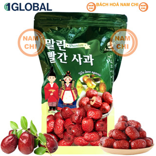   TÚI XANH  Táo Đỏ Sấy Khô Hàn Quốc GLOBAL 500G Thơm Ngon Dẻo Ngọt - Hàng Nhập Khẩu 