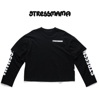 Stressmama - LONG SLEEVE TEE DOUBLE LAYER - Áo thun tay dài vải dày 280gsm local brand