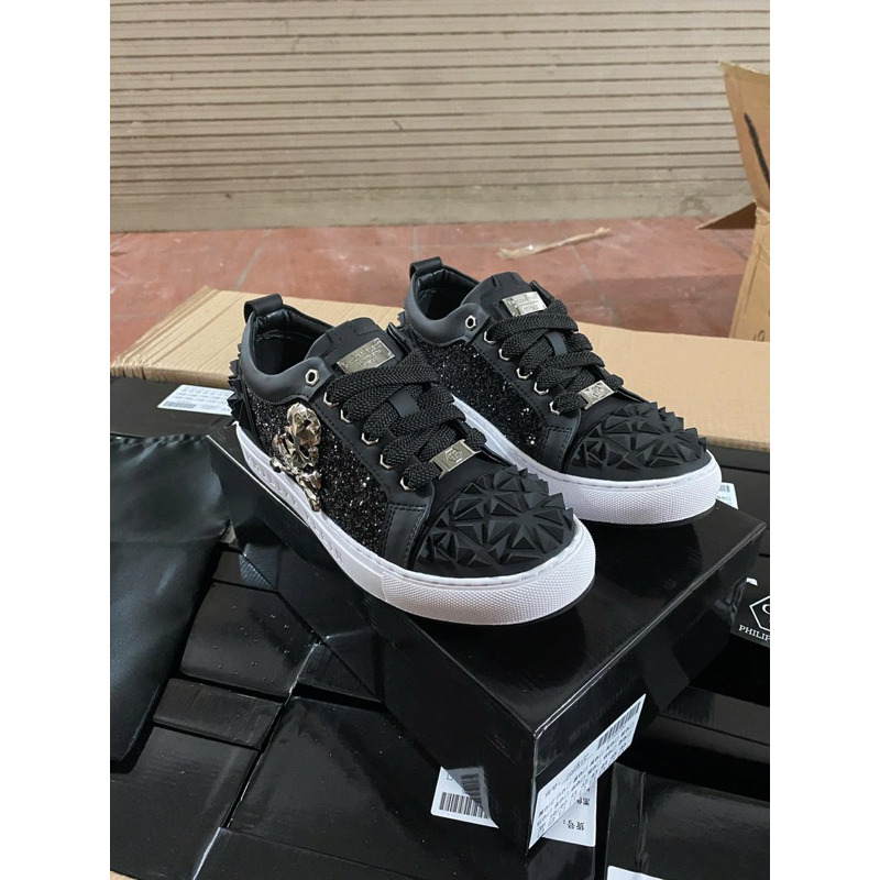 ⚡️New Arrivals⚡️Giày pHiLlip pLeIn Sneaker - Hoạ Tiết Đầu Nâu Óng Ánh - Chuẩn Hàng Loại 1