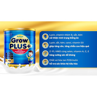 Sữa bột Growplus xanh 1.5kg (các độ tuổi)