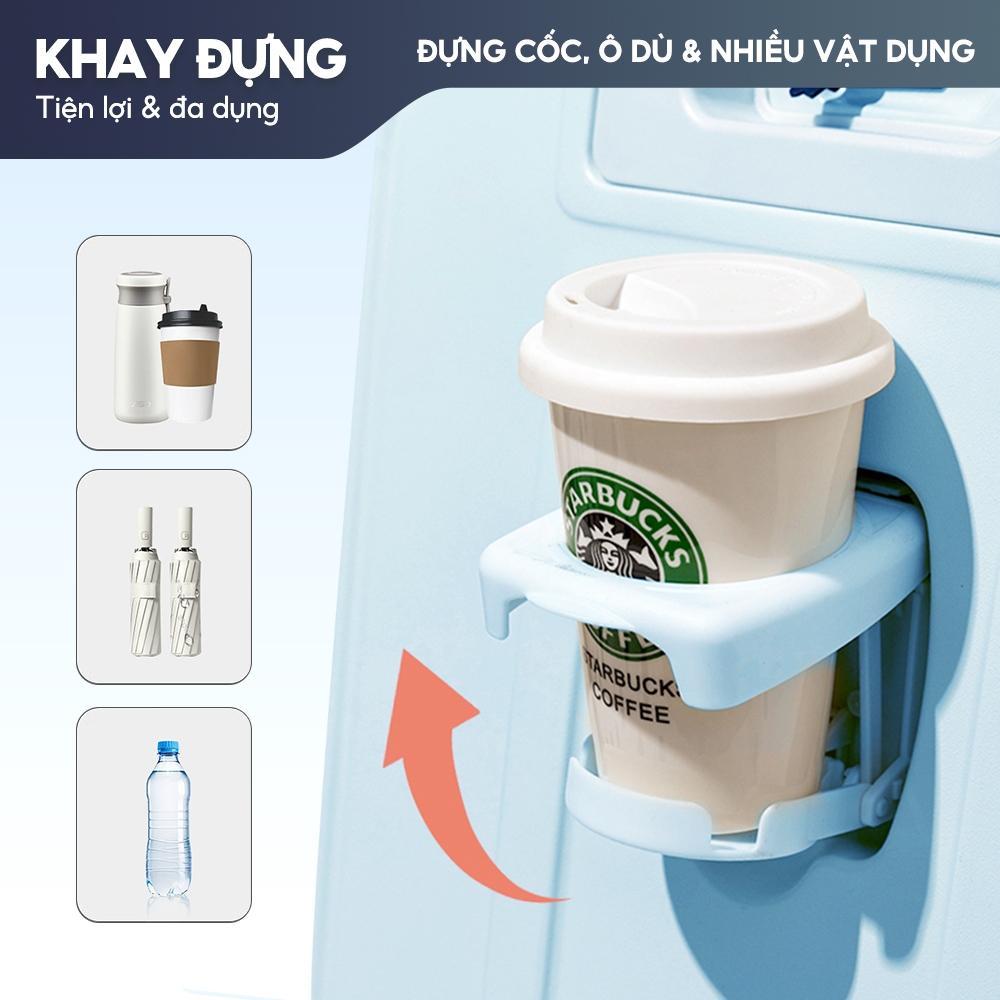 Vali Du Lịch B Bamozo Thời Trang Size 20/24inch, ABS Cao Cấp Bảo Hành 5 Năm - Lỗi 1 Đổi 1 Trong 30 N