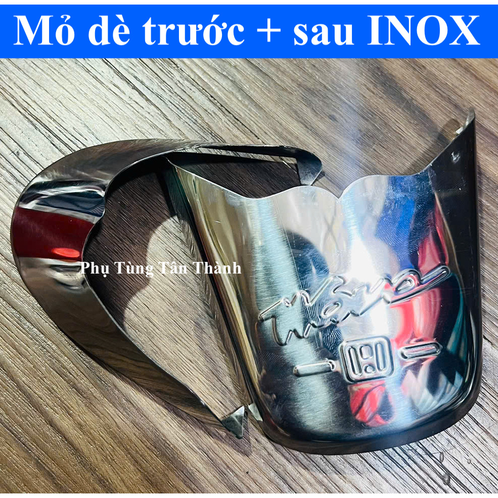 Mỏ dè Wave Rs100 Wave100 trước sau inox ( bộ 2 cái )