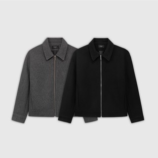 Áo khoác dạ nam ROWAY chất liệu dạ ép cao cấp | Dạ ép zip