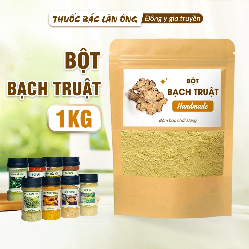 Bột Bạch Truật 1kg (Bột Bạch Truật Nguyên Chất)