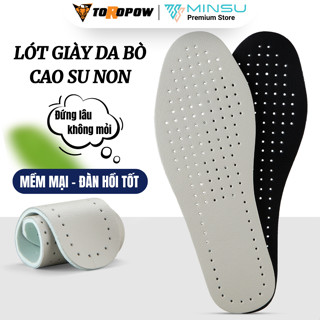 Lót Giày Da Bò Thật Thoáng Khí MINSU M4029 Nam Nữ Đệm Lót Thoáng Khí, Hấp Thụ Sôc, Thấm Hút Mồ Hôi Dùng Cho Giày Tây, Da
