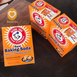 [CHÍNH HÃNG] Baking soda  NATURAL SODA nhập khẩu Mỹ (có tem phụ) muối nở làm bánh đa dụng - PL56