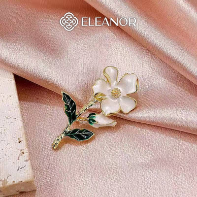 Ghim cài áo nam nữ Eleanor Accessories hình hoa phụ kiện thời trang trâm cài áo 8527