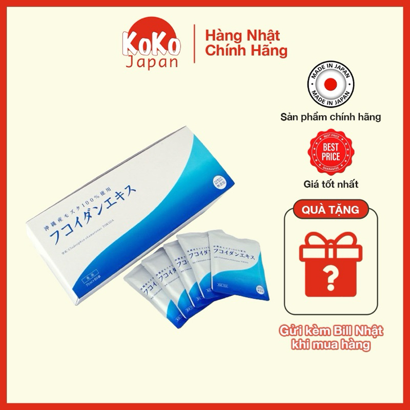 NƯỚC UỐNG FUCOIDAN EXTRACT 60 GÓI