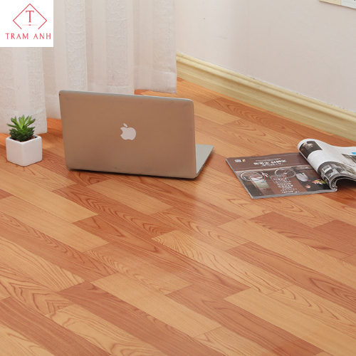 Thảm Trải Lót Sàn Simili Vân Gỗ Tấm Dán Sàn Giả Gỗ Nền Nhựa Pvc Nhám Chống Trượt Cao Cấp dày 0.5mm