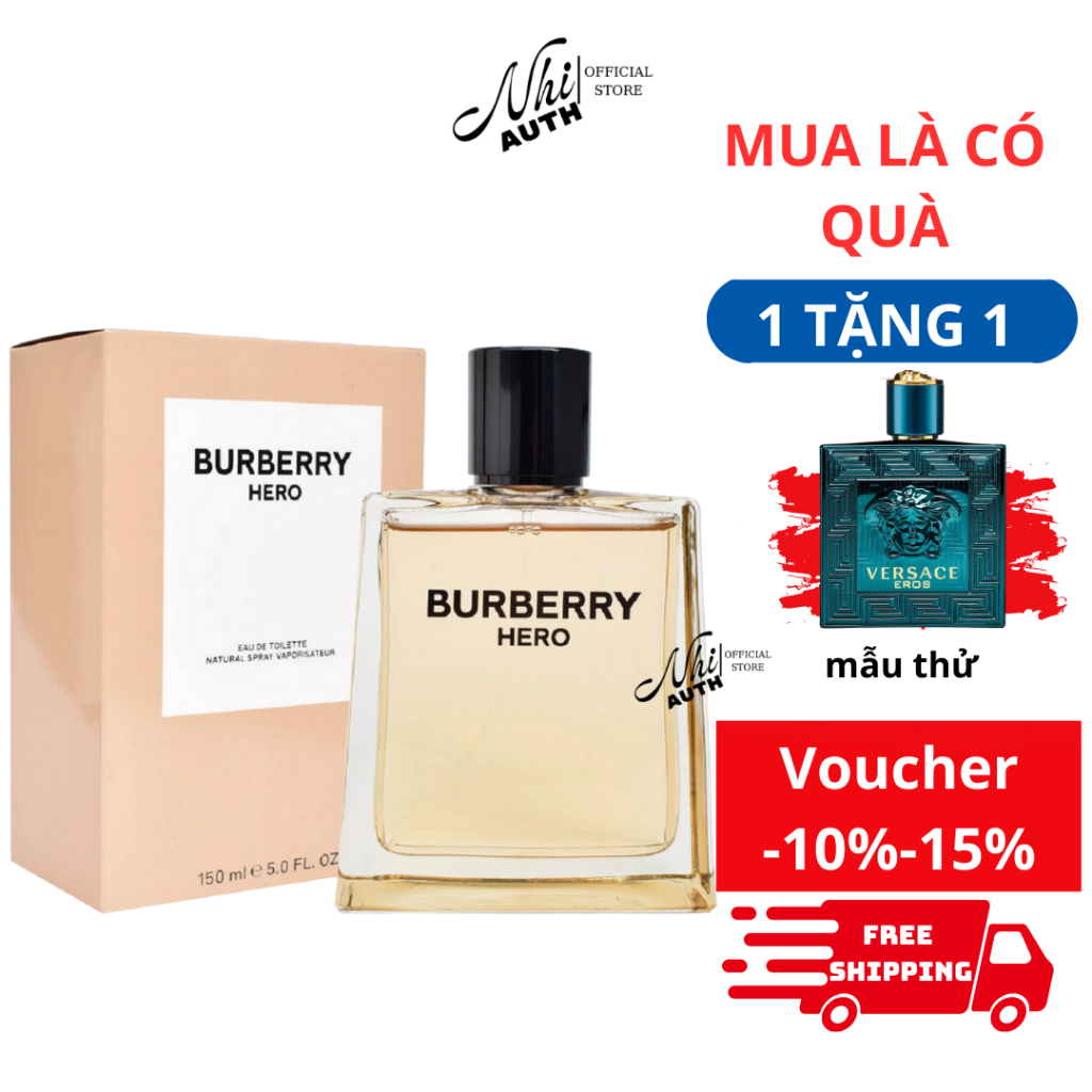 Nước hoa nam Burberry Hero EDT 150ml Auth (nguyên seal)