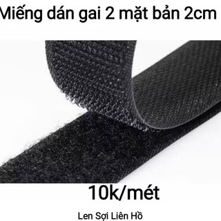 Miếng dán gai 2 mặt bản 2cm, 3cm