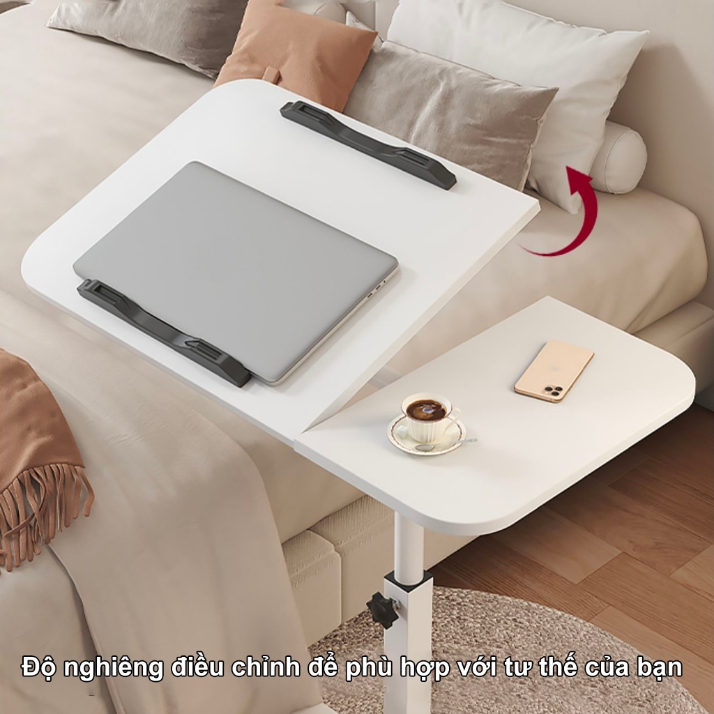 ALOVE Bàn nâng hạ đa năng có thể xoay có bánh xe phù hợp cho học tập văn phòng và gia | BigBuy360 - bigbuy360.vn