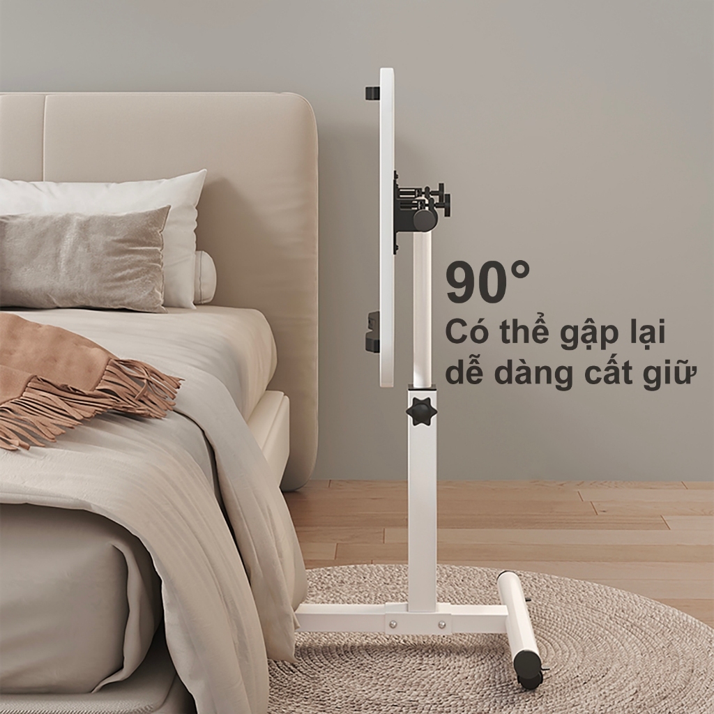 ALOVE Bàn nâng hạ đa năng có thể xoay có bánh xe phù hợp cho học tập văn phòng và gia | BigBuy360 - bigbuy360.vn