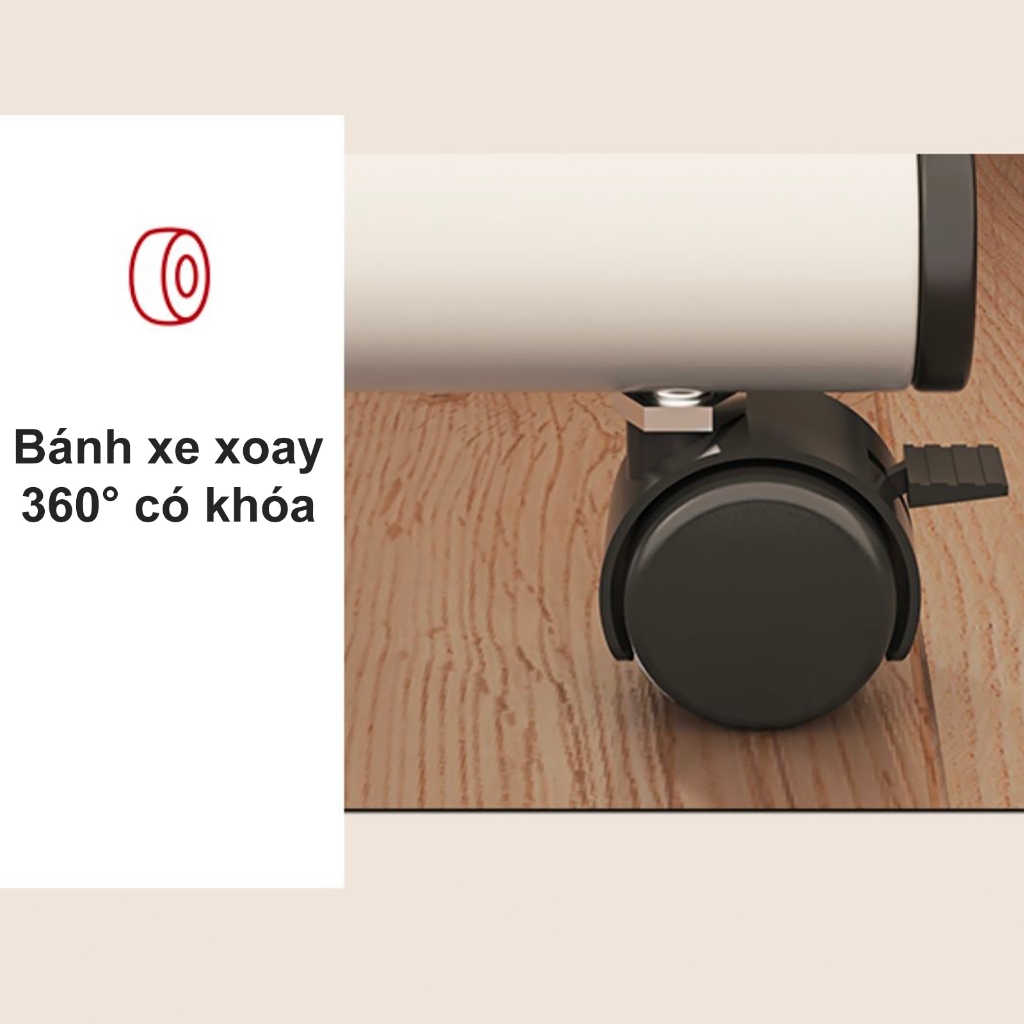ALOVE Bàn nâng hạ đa năng có thể xoay có bánh xe phù hợp cho học tập văn phòng và gia | BigBuy360 - bigbuy360.vn