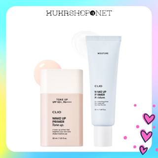Kem Lót Clio Wake Up Primer SPF 50+ PA++++ 30ml Chất Kem Mỏng Mịn, Lớp Nền Căng Bóng