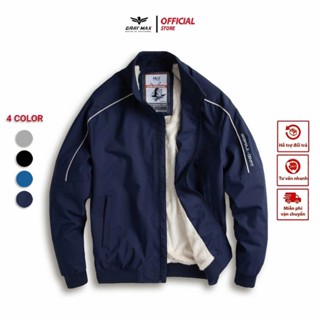 Áo khoác nam bomber cổ cao 2 lớp lót lông ấm áp, form slimfit, trẻ trung, giữ nhiệt tốt, chống nhăn, chống nước