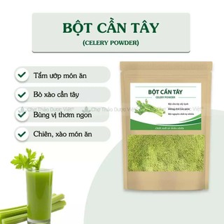 Bột cần tây sấy lạnh 1kg, nguyên chất, thơm, mịn, pha uống giúp đẹp da, detox, giảm cân