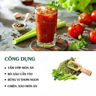 Bột cần tây sấy lạnh 1kg, nguyên chất, thơm, mịn, pha uống giúp đẹp da, detox, giảm cân