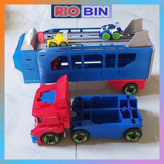  Đồ Chơi Xe Biến Hình Optimus Prime Robot biến hình Transformer hàng chính hãng 
