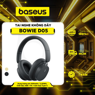 Tai nghe Bluetooth chụp tai Baseus Bowie D05 không dây Bluetooth 5.3 chống ồn ANC 70h
