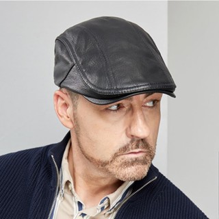 Mũ beret nam da dê BHY2025 Nón nồi nam, mũ bê rê da cao cấp