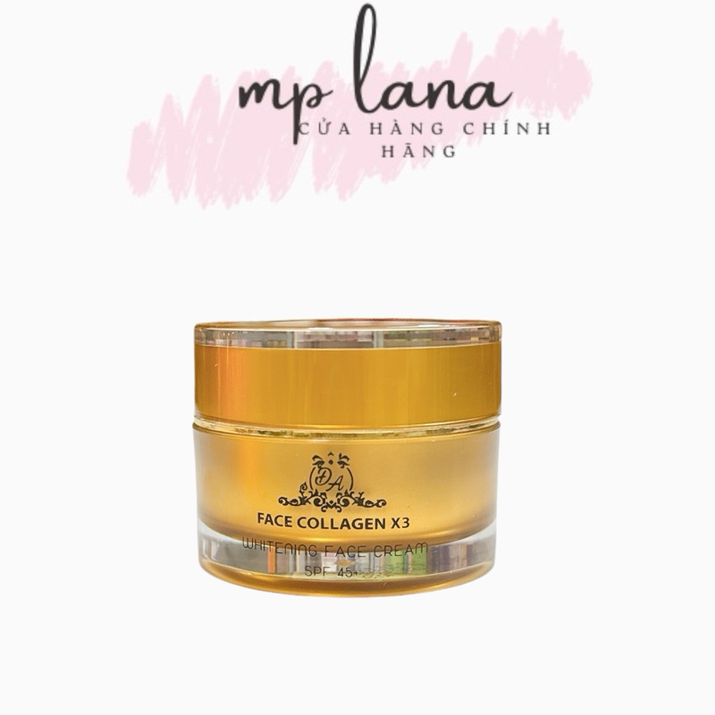 Kem face colagen x3 Đông Anh hộp 15gr
