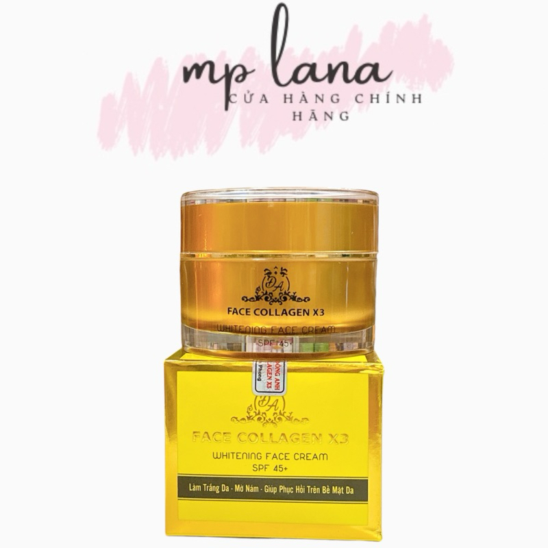 Kem face colagen x3 Đông Anh hộp 15gr