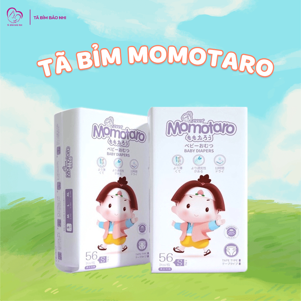 Tã Bỉm Momotaro Chính Hãng, Bỉm Quần/Dán Ko Tặng Quà Cho Bé Full Size