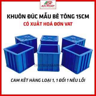  Khuôn bê tông Khuôn đúc mẫu bê tông lập phương bằng Nhựa cao cấp loại tốt chính hãng 