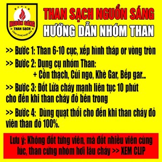 Than Gáo Dừa Đặc biệt 5x8cm (túi 1kg)